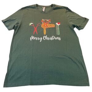 Hairdresser Beautician Christmas T-Shirt NWOT Bella+Canvas